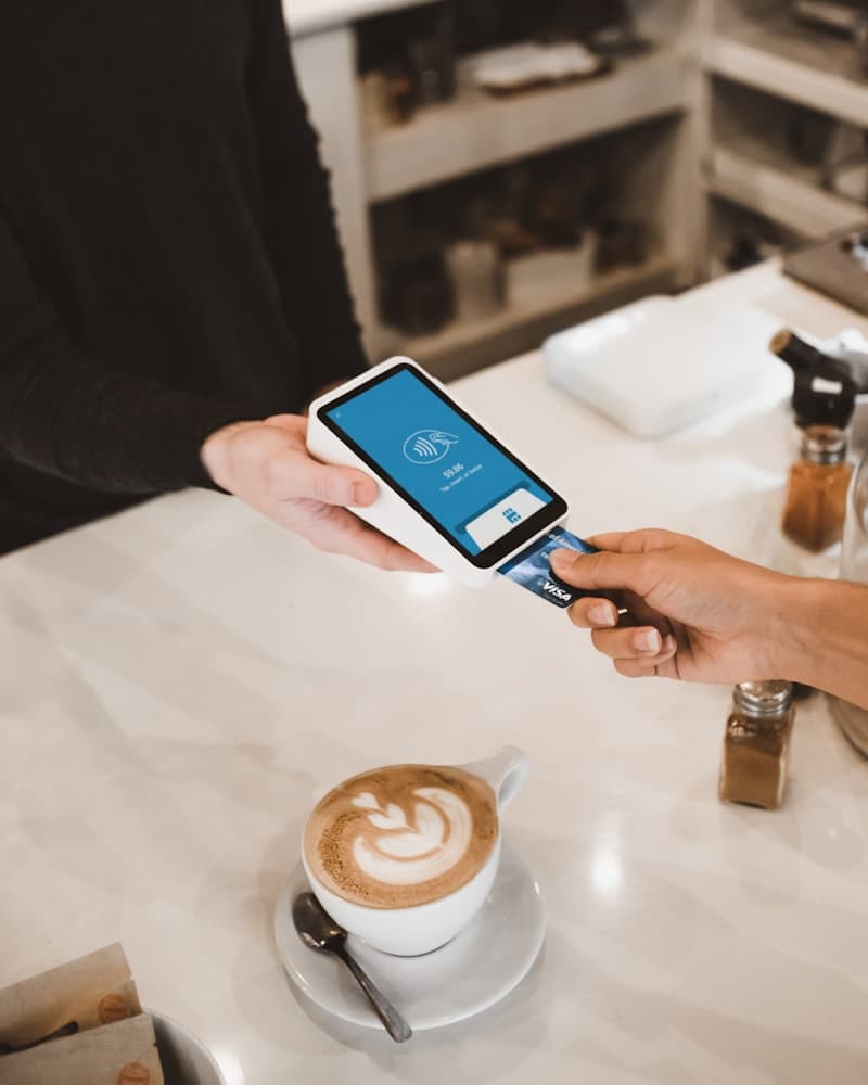 Mobile payment with a smartphone